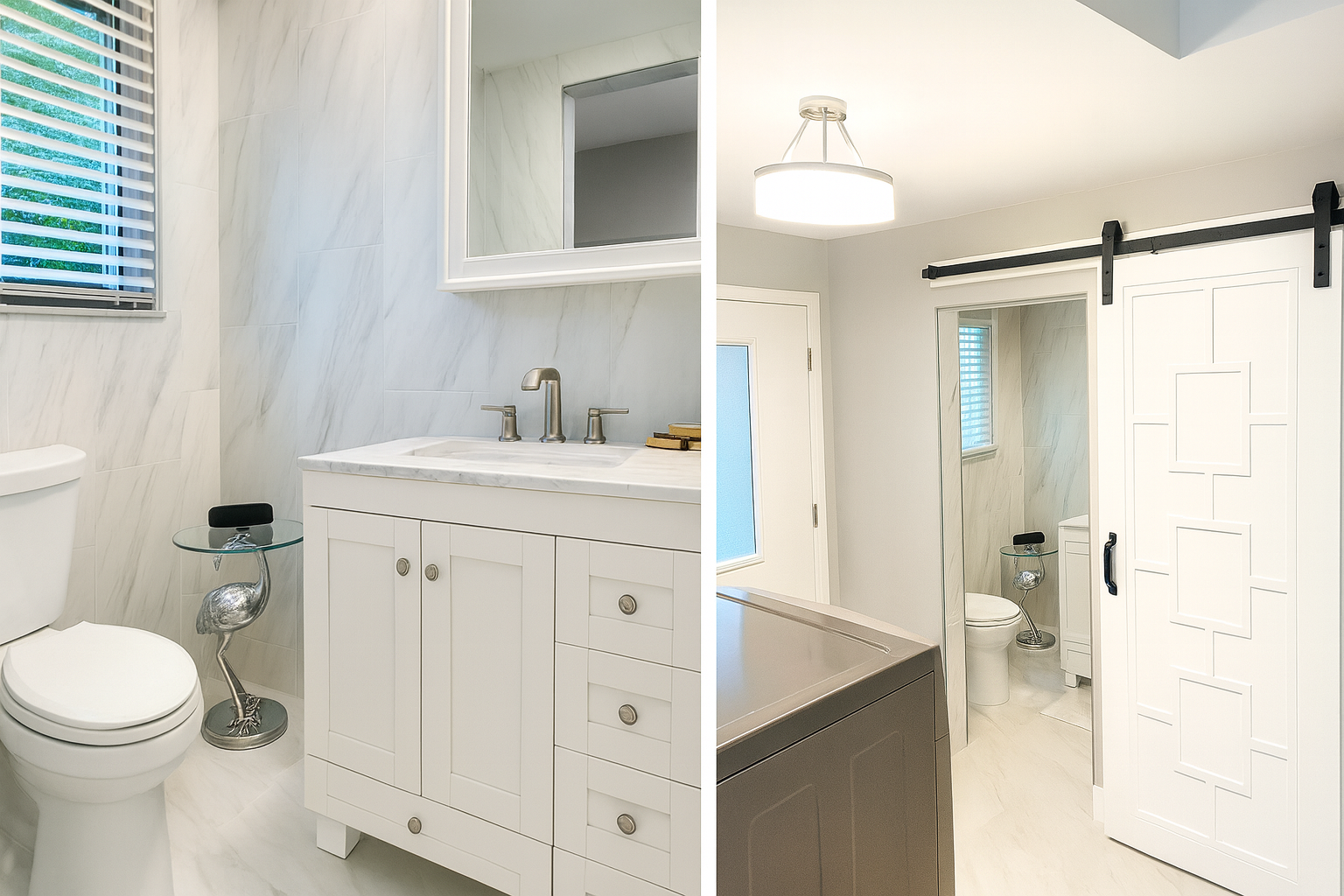 Laundry & Bathroom Remodel in Harrison Township