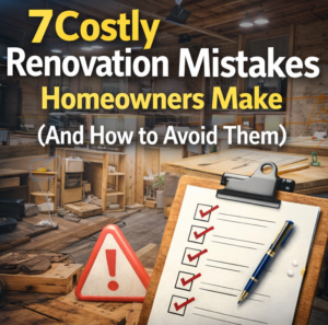How to avoid renovation mistakes