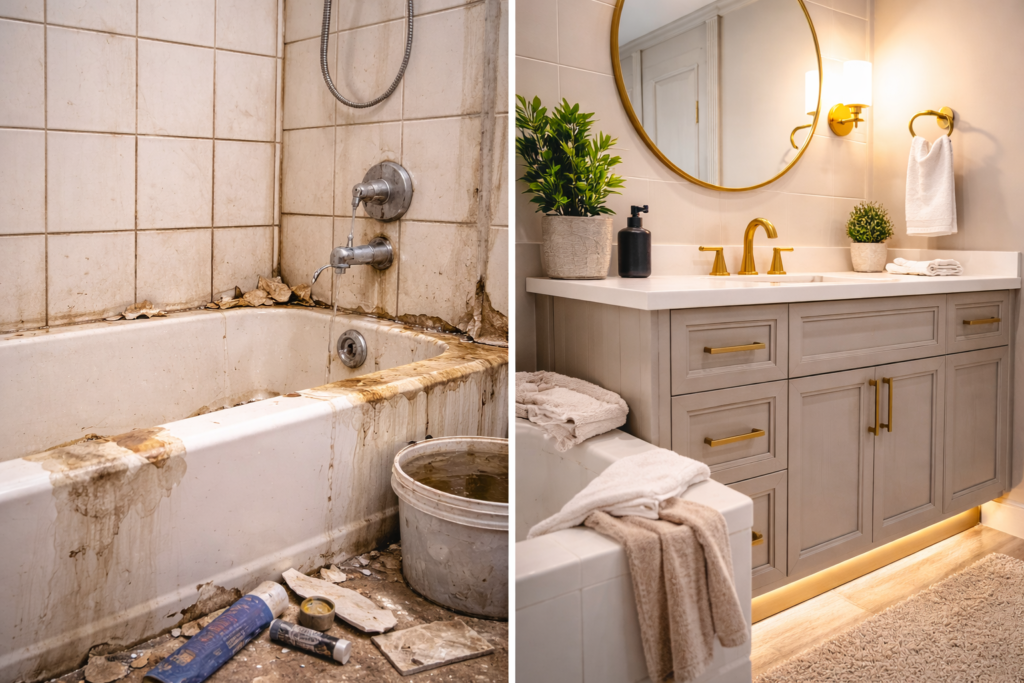 Cheap bathroom remodeling mistakes in Macomb and Oakland County