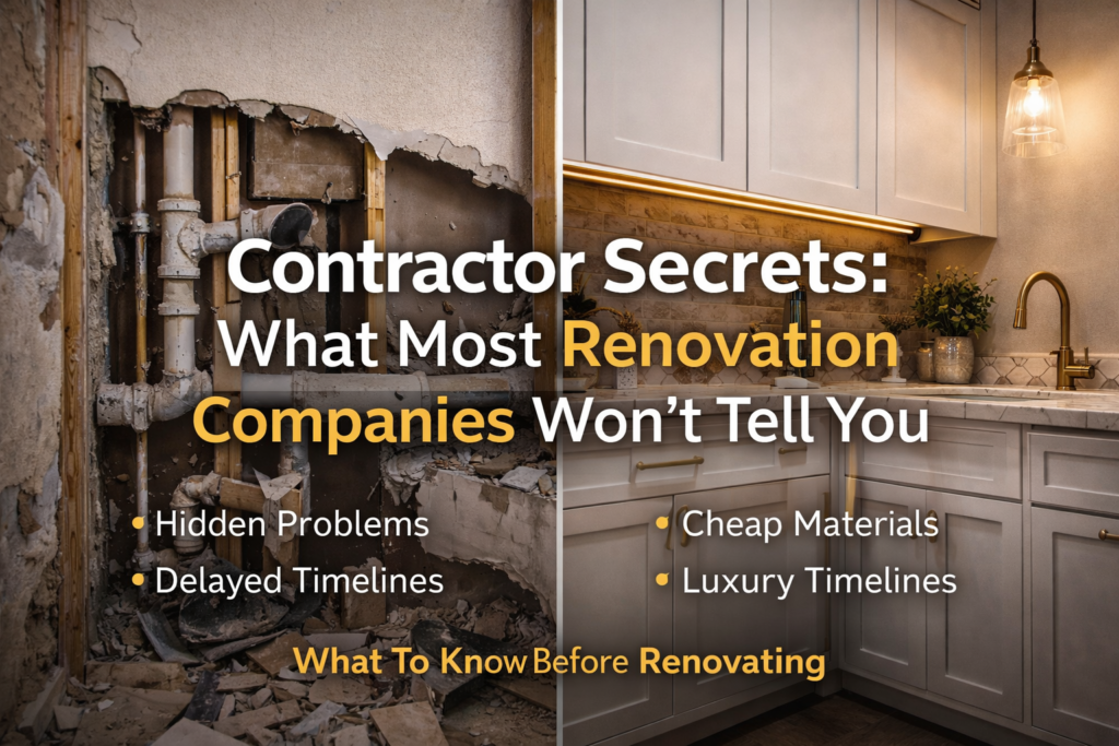 Home remodeling contractor secrets in Macomb and Oakland County