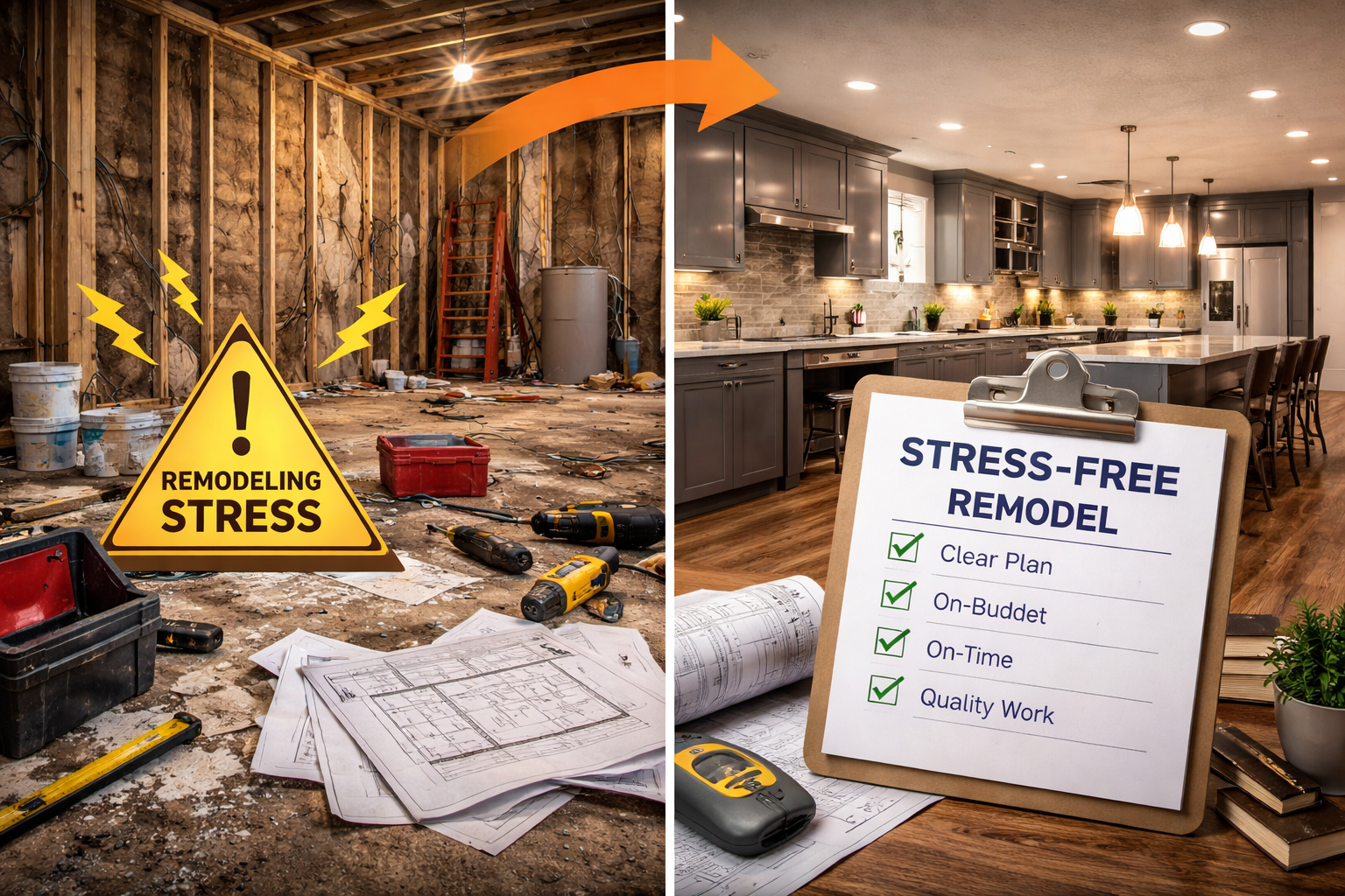 remodeling anxiety stress free renovation Macomb Oakland County contractors