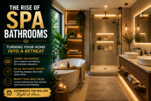 Luxury spa bathroom remodeling and renovation for a relaxing home retreat